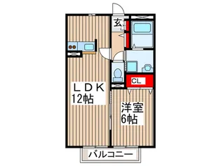 アゼリア【2階】の間取り