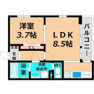 Primaire【2階】の間取り