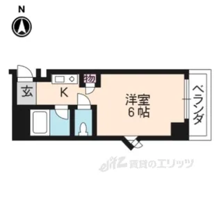 ノアーズアーク京都朱雀【6階】の間取り