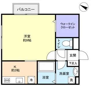 ビラ・モデルナ【2階】の間取り