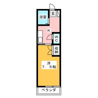 メゾン聖【2階】の間取り