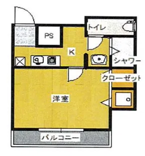 グランドステージ江坂【5階】の間取り