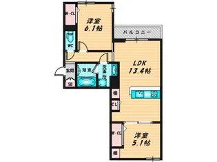 Villa Parasore【1階】の間取り