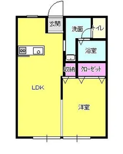ジョイナスA【1階】の間取り
