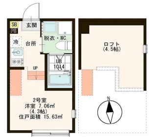 Dream小岩【1階】の間取り