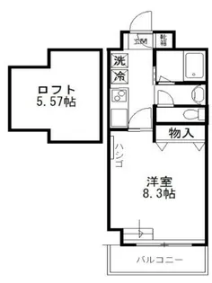 DOMUS【2階】の間取り