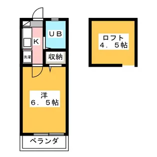 六会グリーンハイツ【2階】の間取り