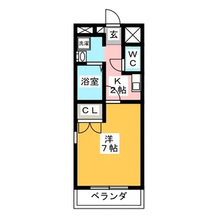 STRUSTA太閤【5階】の間取り