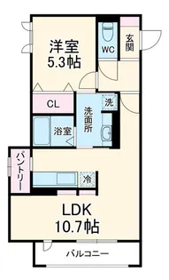 グレイスエクセレンス【3階】の間取り