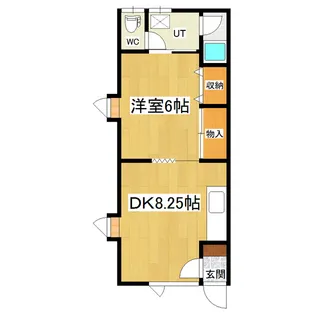 メゾン・ドゥ・クマザキI【2階】の間取り