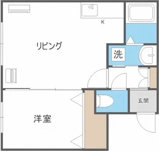 リージェント豊平【3階】の間取り