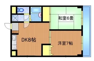 グリーンサンハイツ【3階】の間取り