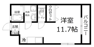 ファミール片島【2階】の間取り