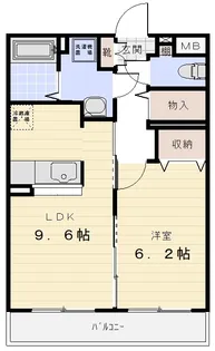 la perle (ラペール)【1階】の間取り