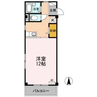 シティパルFUJU【1階】の間取り