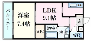 エデン【2階】の間取り