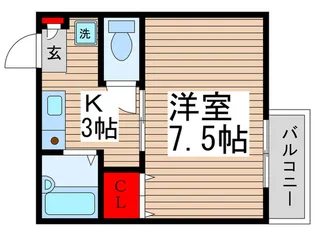SOPHIA北松戸【1階】の間取り