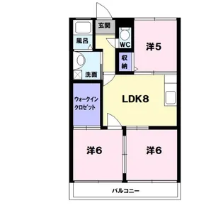 レジデンス善【1階】の間取り