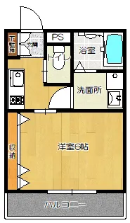 Sourire安芸中野駅前【3階】の間取り