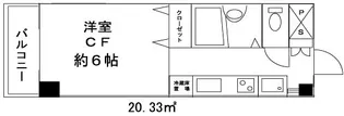 ドミール花小金井【2階】の間取り