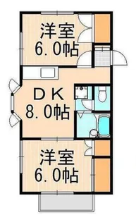 グランドールアイダB棟【1階】の間取り