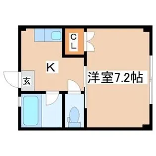 ラレーブ多賀城II【1階】の間取り