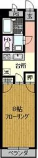 メトロ・エコーマンション【2階】の間取り