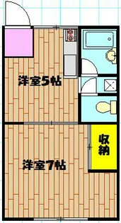 KAINOS袖ヶ浜【2階】の間取り