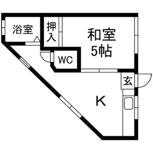 山口コーポ【2階】の間取り