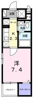 ジェントリー【3階】の間取り