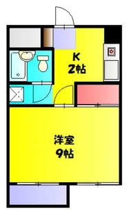 グリムハイツ塙田【2階】の間取り