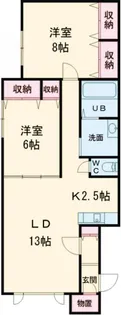 エルモI・II【2階】の間取り