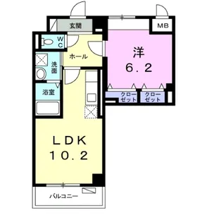 ラ ルミエール【1階】の間取り