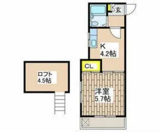 レオパレス弘明寺第2【2階】の間取り