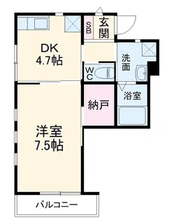 シルクロード原市【1階】の間取り