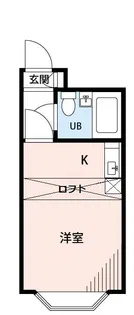 ベルピア京成大久保【1階】の間取り