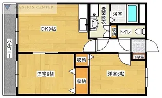 エムズリッシュ【1階】の間取り