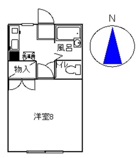 グリーンシティマスイ【2階】の間取り