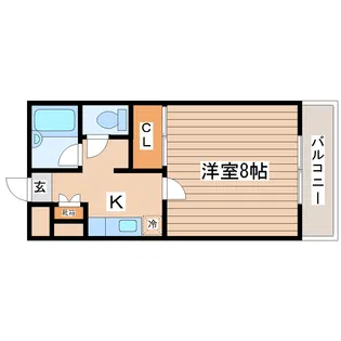 アネックス日野【2階】の間取り