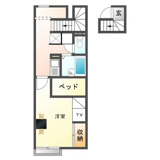 ピエス石川【2階】の間取り