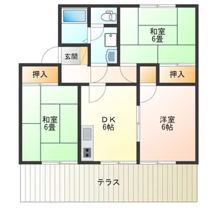 リシャール・レアオIII【2階】の間取り