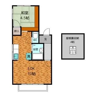 コーポヤマダ【2階】の間取り