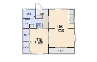 シャルム高田II【1階】の間取り