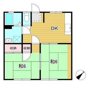 キャッスルクレッセント【1階】の間取り
