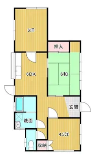 山口県下関市後田町4【一戸建】の間取り