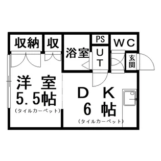 IGA旭924【2階】の間取り