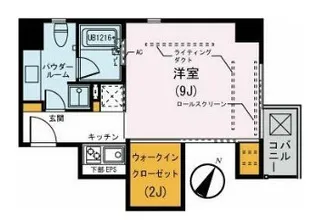 ル・コフレ【8階】の間取り