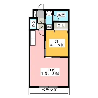 レスポワール【1階】の間取り