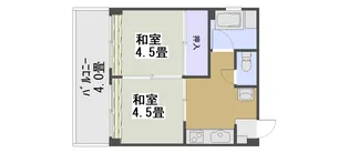 Mフラットビル【6階】の間取り