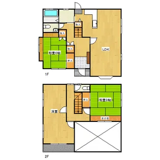 岡山県岡山市東区城東台東1【一戸建】の間取り